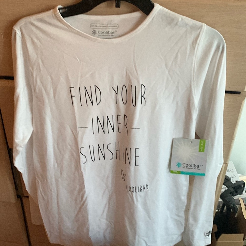 White coolie bar Sun shirt